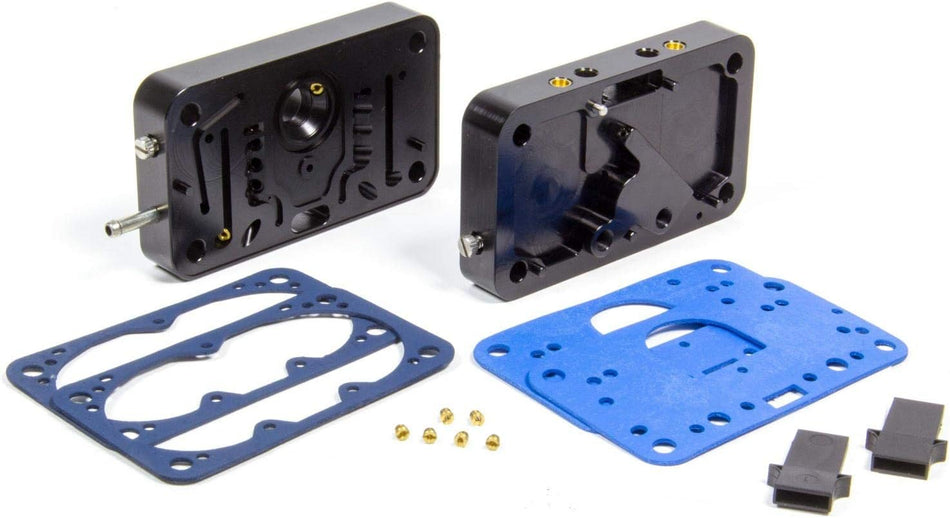 Proform 67165C 750/850 CFM Billet Aluminum Mechanical Secondary Carburetor Metering Block Kit with Primary/Secondary Blocks and Gaskets
