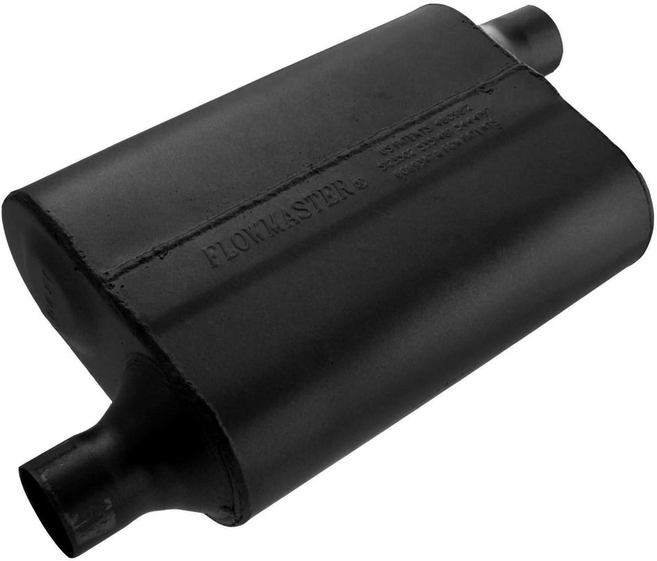 Flowmaster 942043 40 Delta Flow Muffler - 2.00 Offset IN / 2.00 Offset OUT - Aggressive Sound
