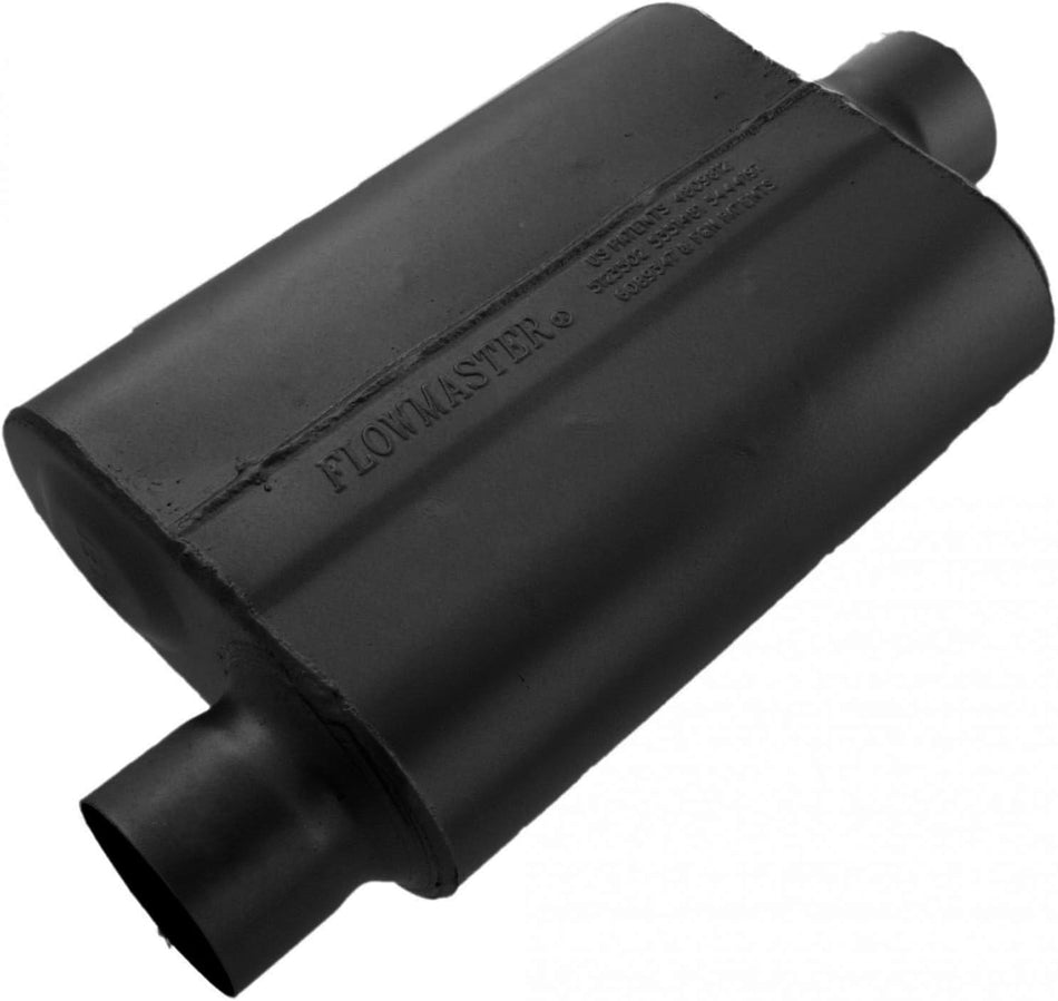 Flowmaster 43041 40 Series Muffler - 3.00 Offset IN / 3.00 Center OUT - Aggressive Sound