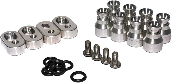 COMP Cams Fuel Rail Adapter Kit, LSX 92mm Manifold, LS2 Rail/Injector Adapter Kit