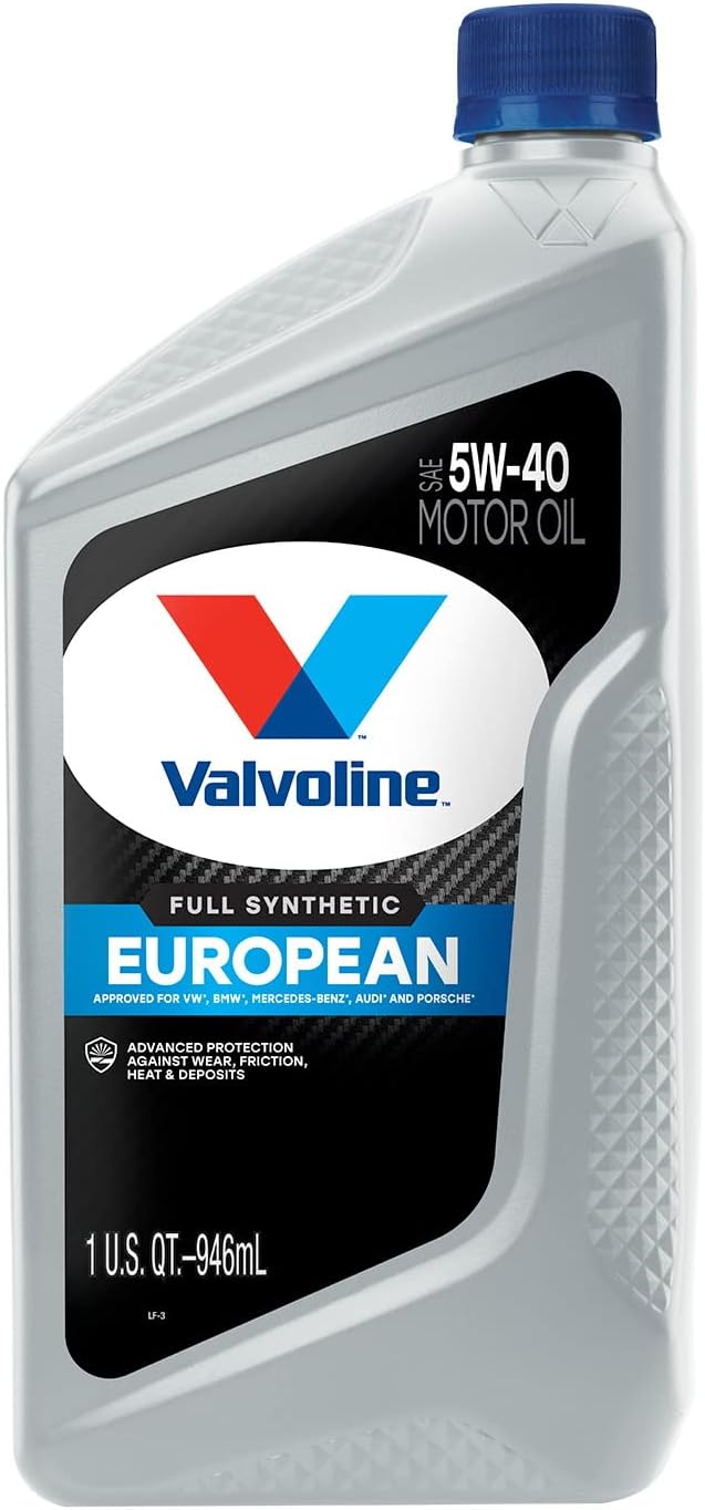 Valvoline European Vehicle Full Synthetic SAE 5W-40 Motor Oil 1 QT