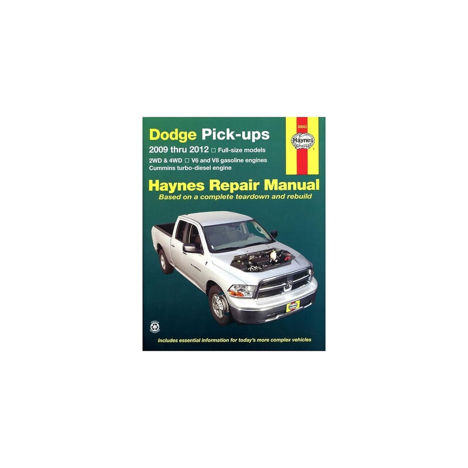 Dodge Full-Size Pick-ups 2009-2012 Repair Manual (Haynes Repair Manual)