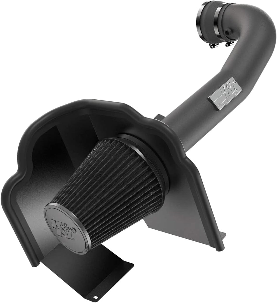 K&N Cold Air Intake Kit: High Performance, Guaranteed to Increase Horsepower: 2014-2020 Chevy/GMC/Cadillac (Silverado 1500, Suburban, Tahoe, Sierra 1500, Yukon, Yukon Denali, Escalade) V8, 71-3082