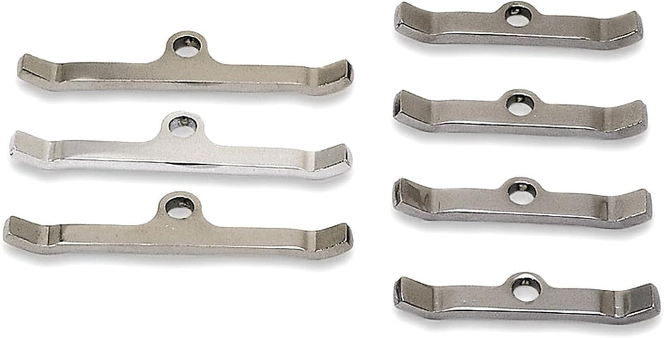 Moroso 68516 Chrome Valve Cover Hold-Down Tabs - Set of 7