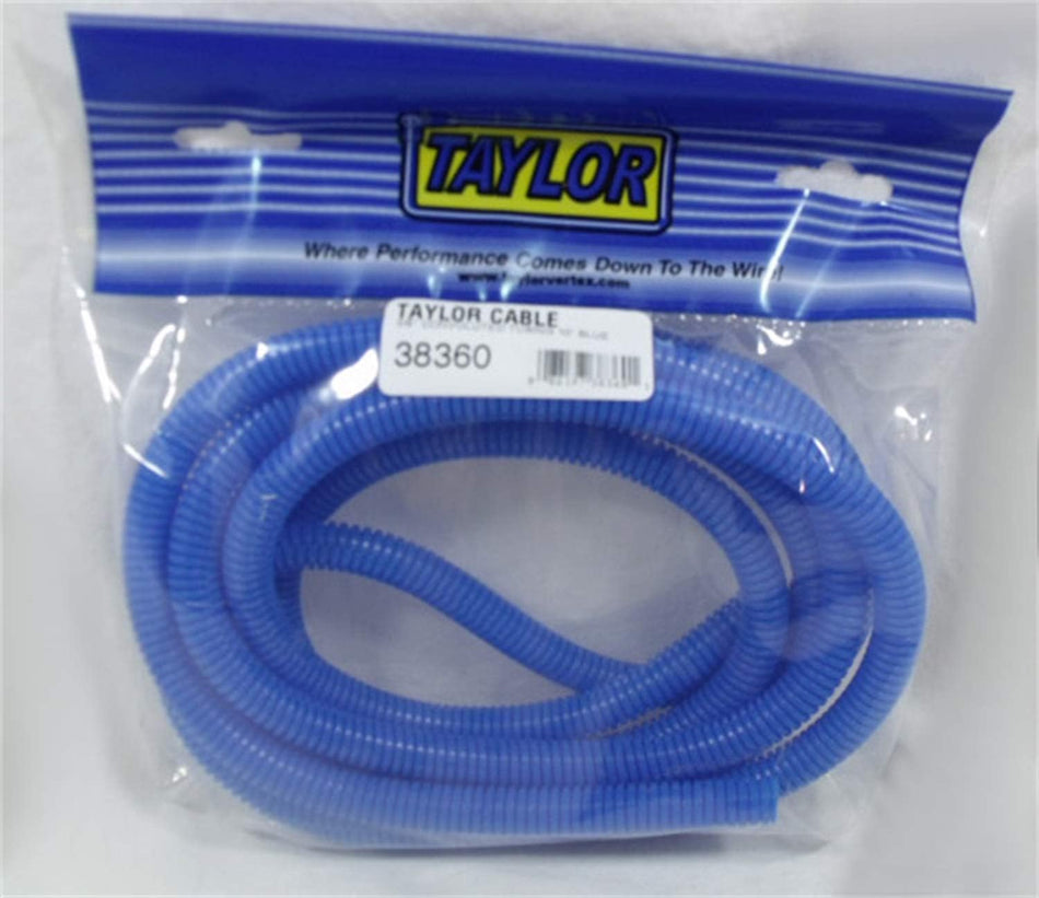 Taylor Cable 38360 Blue Convoluted Tubing