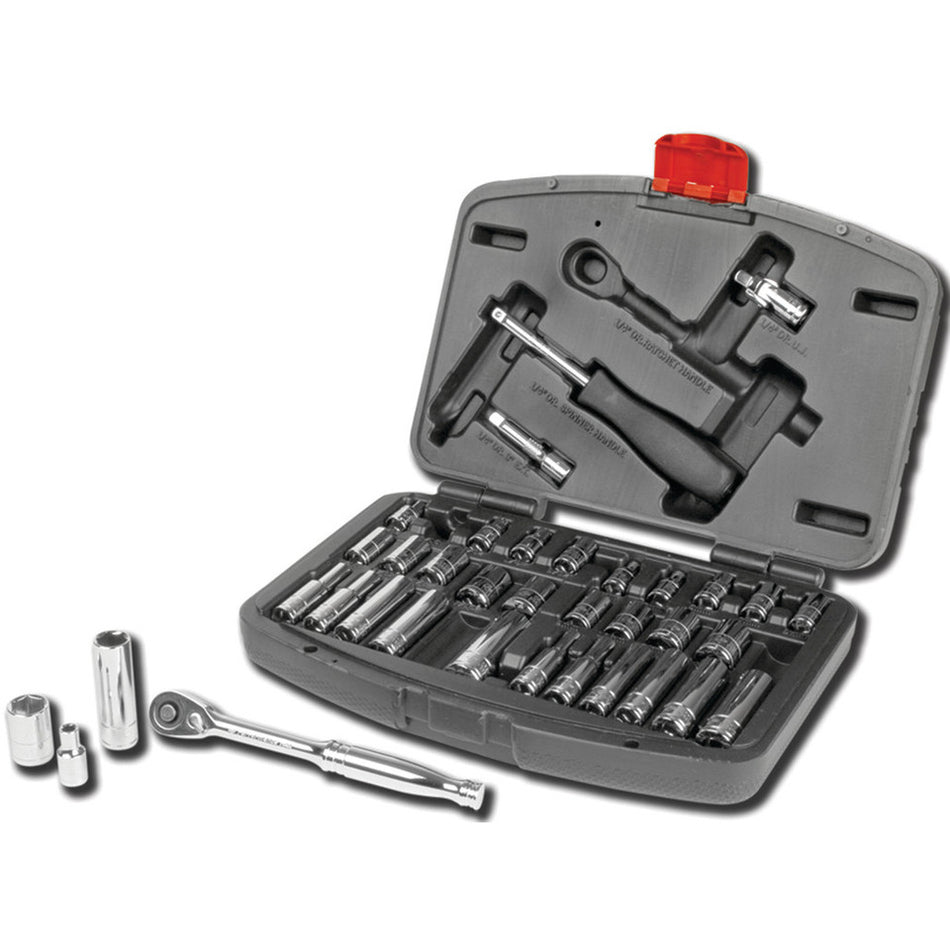 Performance Tool W36905 36 pc. 1/4" Dr. Mechanic's Socket Set