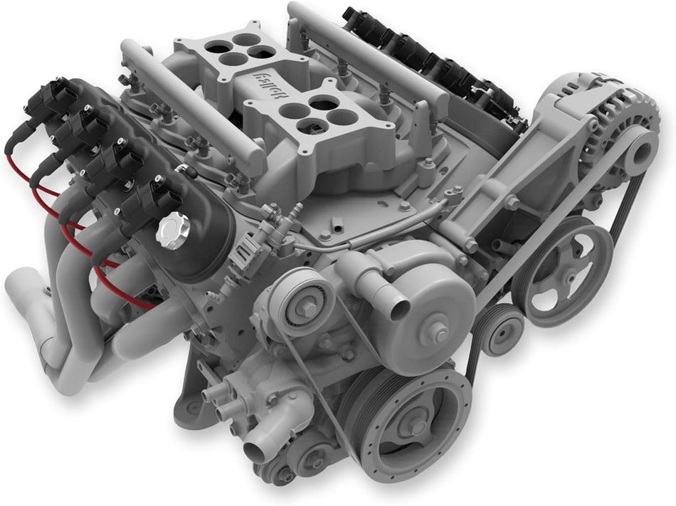 Holley Valve Cover, Tall Ls Black Krinkle Finis