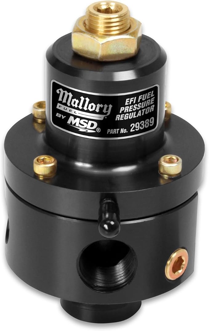 Mallory 29389 Adjustable Fuel Pressure Regulator (30-100PSI, EFI)