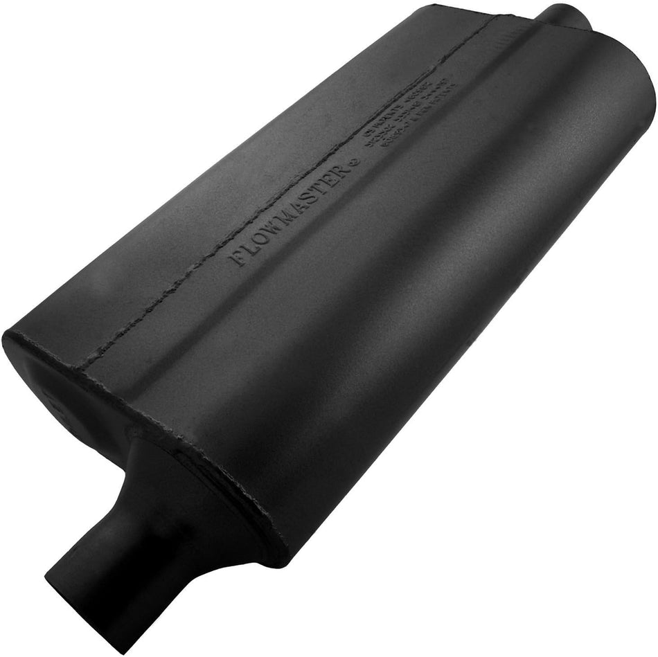 Flowmaster 942051 50 Delta Flow Muffler - 2.00 Offset IN / 2.00 Center OUT - Moderate Sound