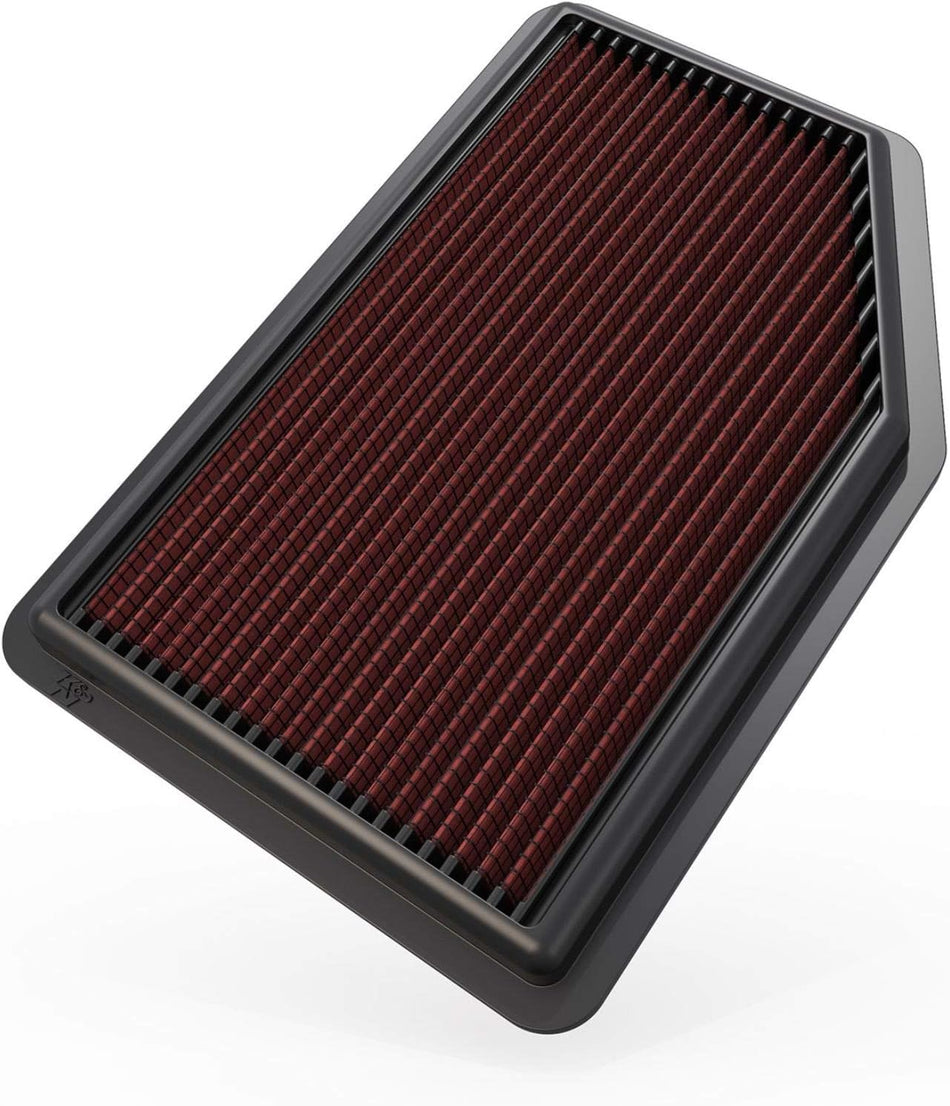 K&N Engine Air Filter: High Performance, Premium, Washable, Replacement Filter: 2015-2016 Honda CR-V, 33-5031,Heather Red