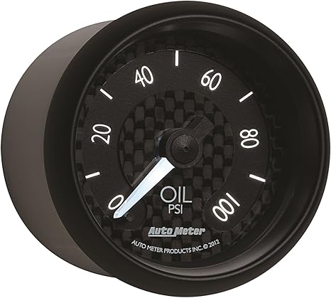 Auto Meter 8053 GT Series Electric Oil Pressure Gauge