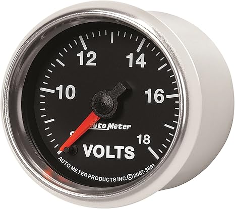 Auto Meter 3891 GS Electric Voltmeter Gauge