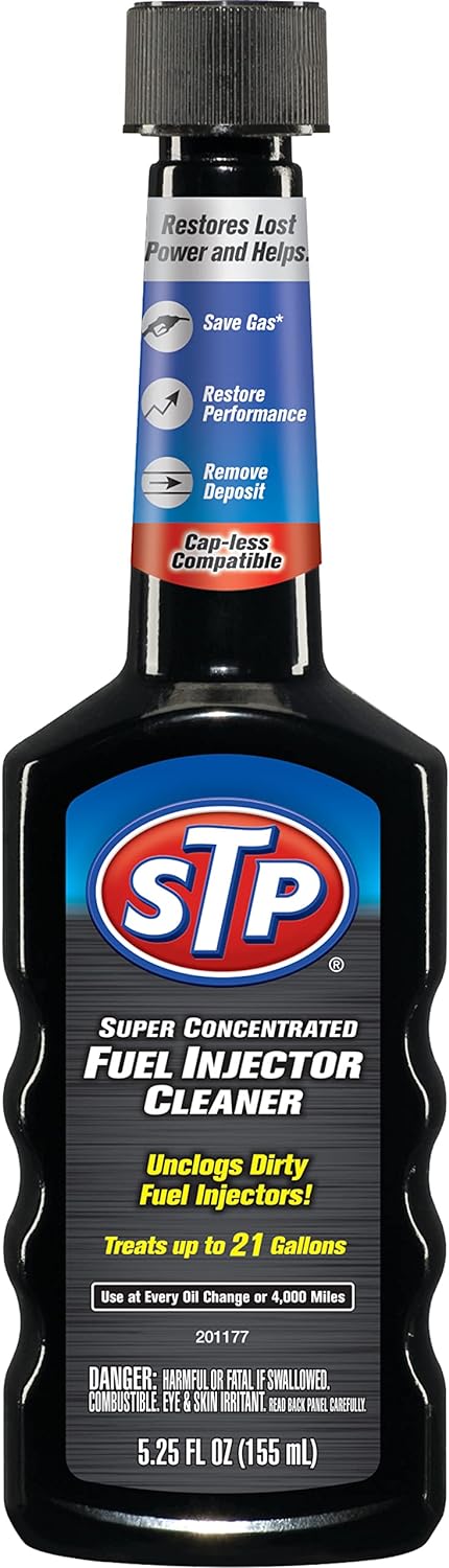 STP Fuel Injector Cleaner, Super Concentrated, Bottles, 5.25 Fl Oz, 78575