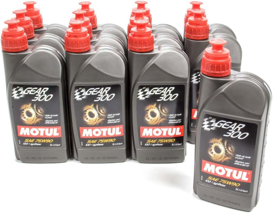 Motul 105777 300 75w90 Gear Oil, 12 l, 1 Pack