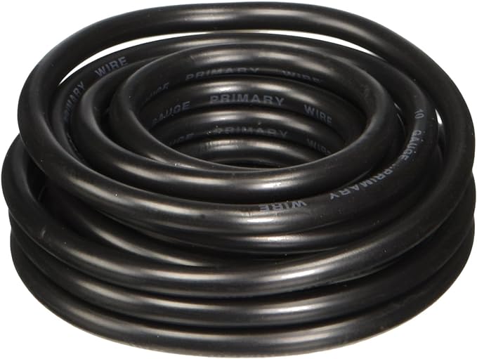 Dorman Help! 85702 Prmy Wire Blk 10 Gauge 8' , Black