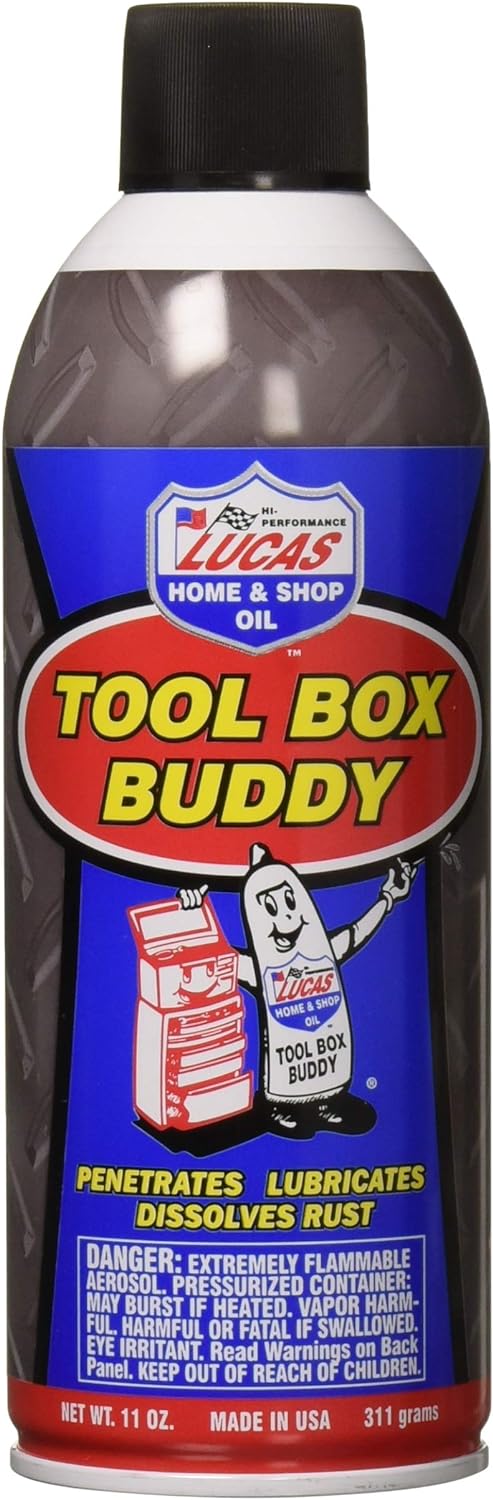 LUCAS OIL LUC10392 11 Ounce Aerosol Penetrant/Tool Box Buddy, 1 Pack