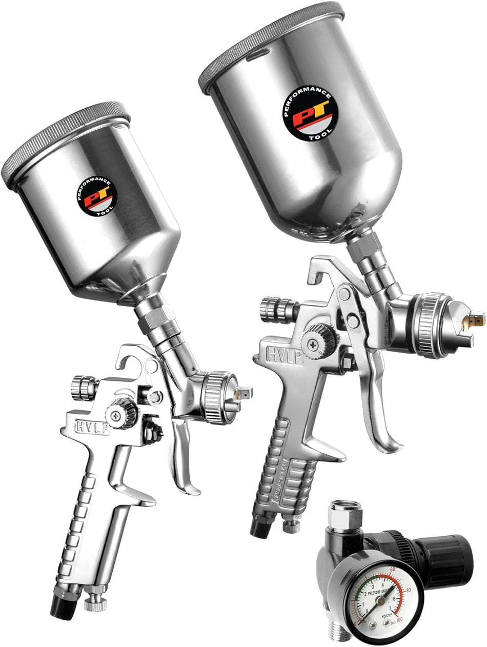 Performance Tool M503 H.V.L.P. Spray Gun Kit, 2-Piece