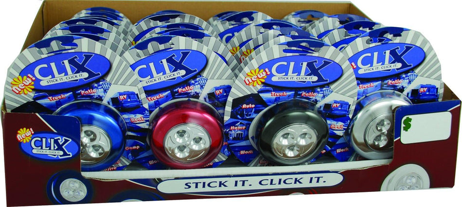 Vision X Lighting HIL-CLIX Clix Battery Powered LED 3-Pod Light - Pack of 40