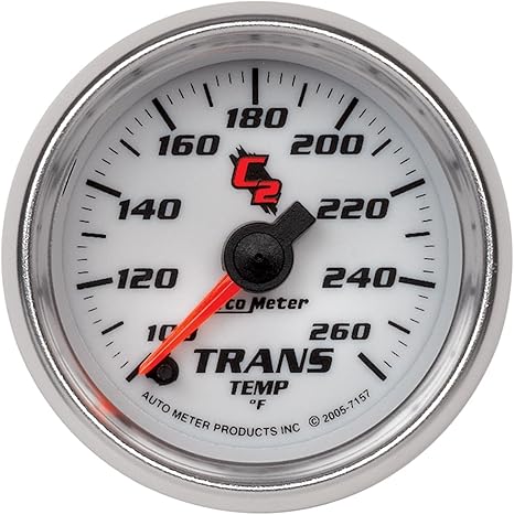 Auto Meter 7157 C2 Full Sweep Electric Transmission Temperature Gauge