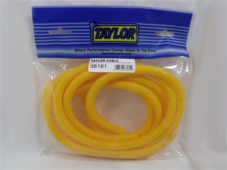 Taylor Cable 38181 Yellow Convoluted Tubing