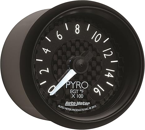 Auto Meter 8044 GT Series Electric Pyrometer/EGT Gauge