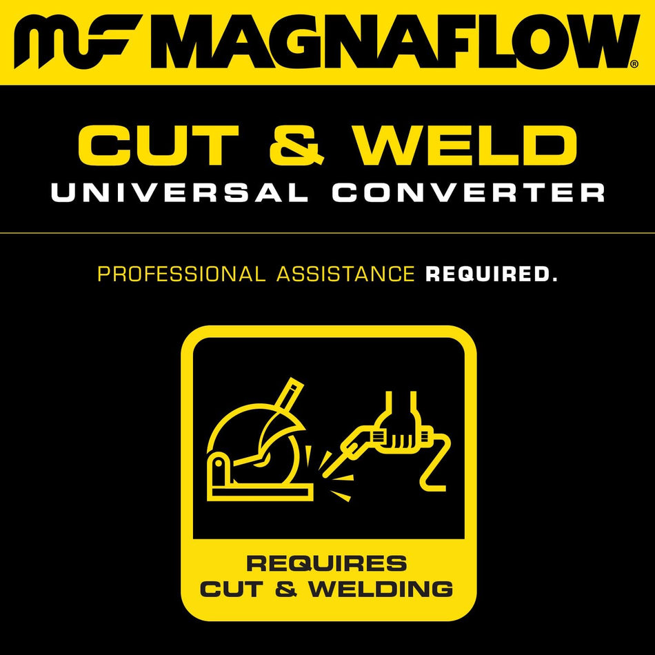 MagnaFlow 455306 Universal Catalytic Converter (CARB Compliant)