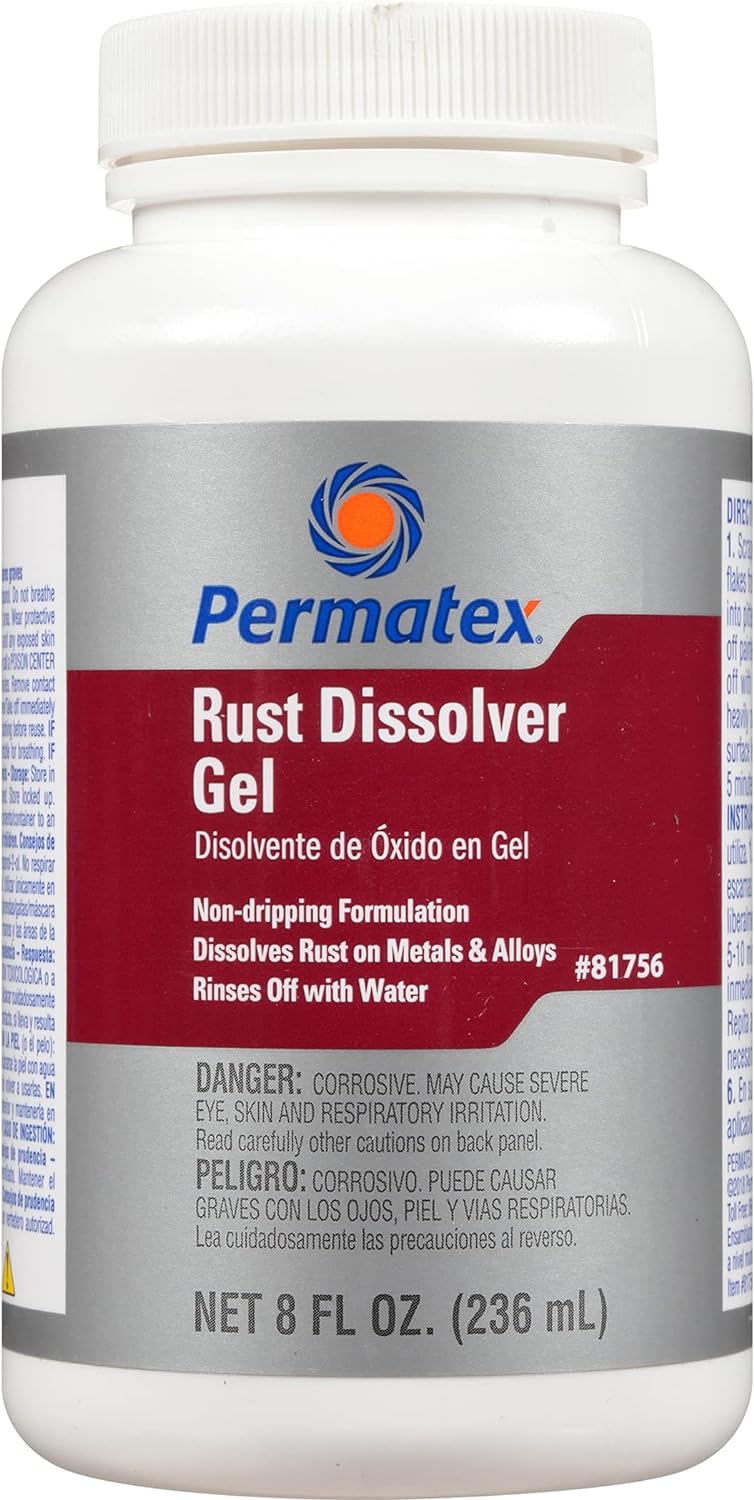 Permatex 81756 Rust Dissolver Gel, 8 oz.