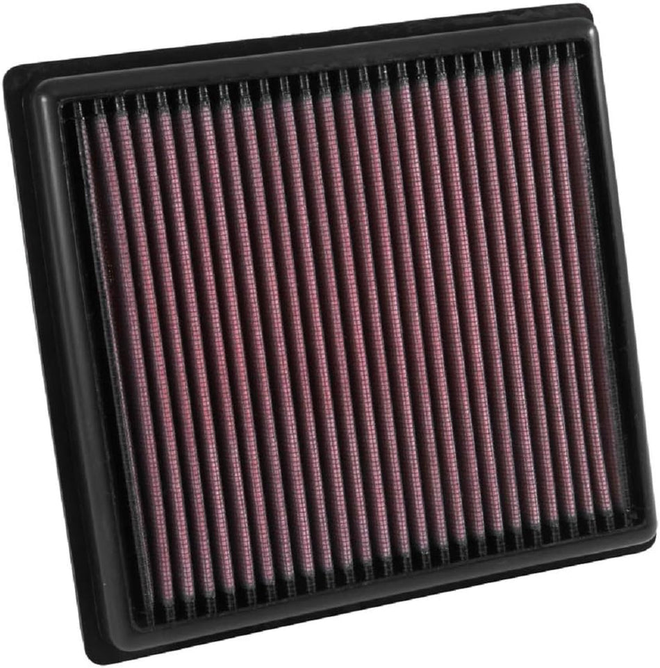 K&N Engine Air Filter: High Performance, Premium, Washable, Replacement Filter: 2012-2018 SEAT/VOLKSWAGEN (Ibiza, Caddy, Sportsvan, Lavida, Jetta, Polo, Sagitar, Santana, Fabia, Octavia), 33-3060