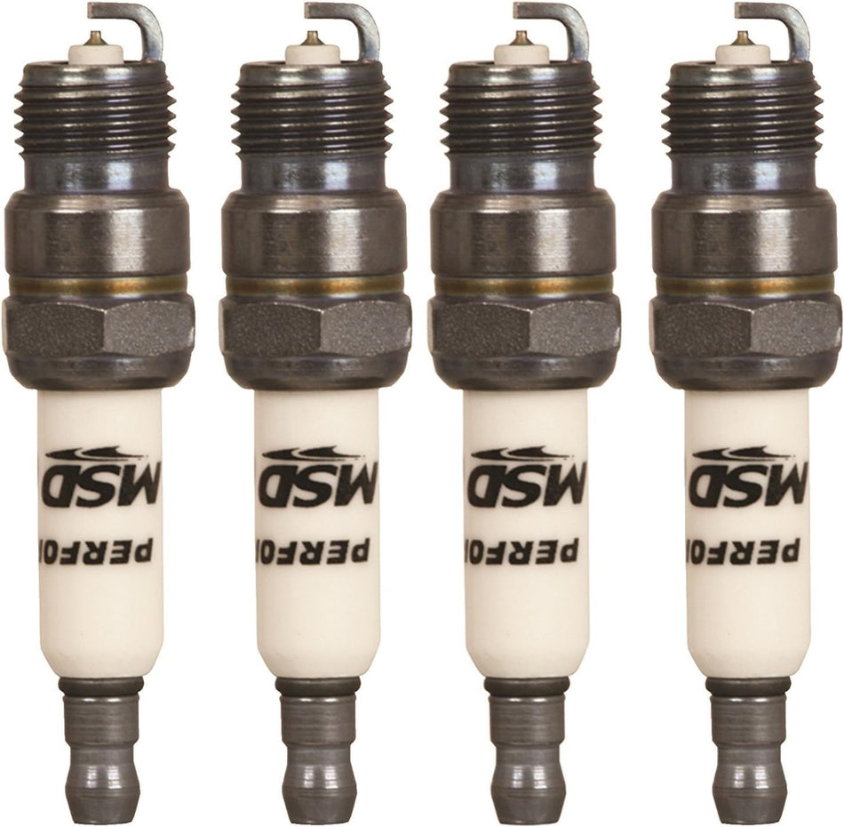 MSD 37414 Spark Plug, 4 Pack (6IR6YS )