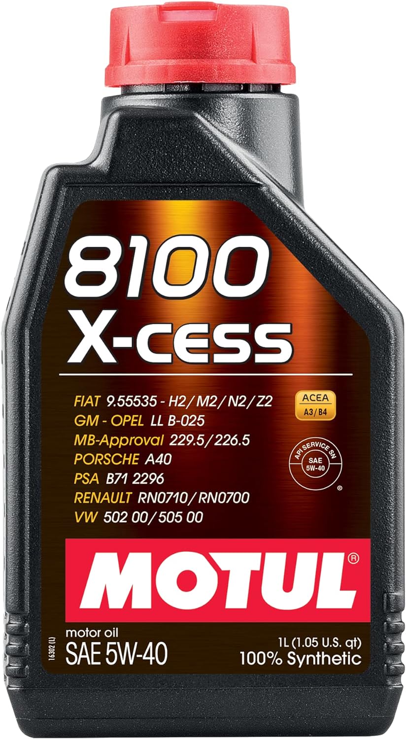 Motul 8100 X-cess 5W-40 Synthetic Oil 1 Liter (102784)