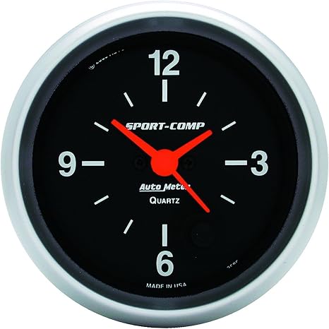 Auto Meter 3585 Sport-Comp Clock,2.625 in.