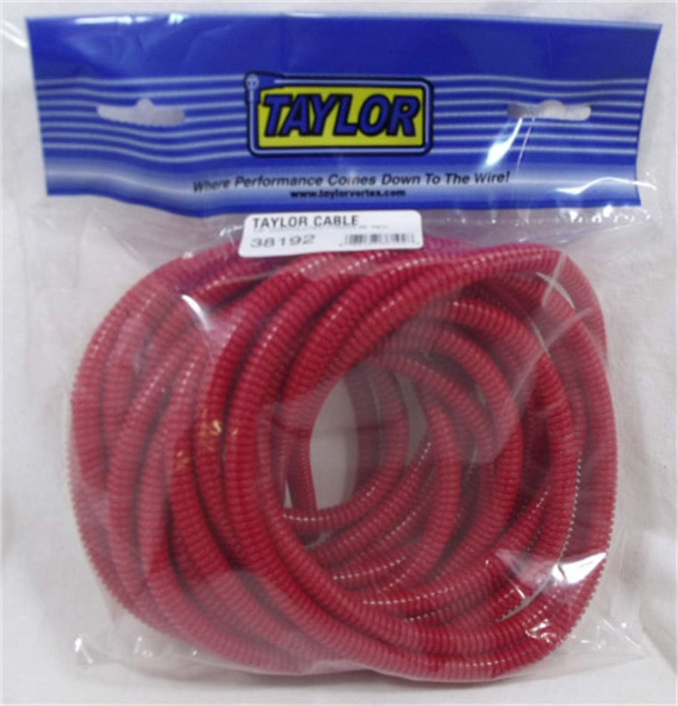 Taylor Cable 38192 Red Convoluted Tubing