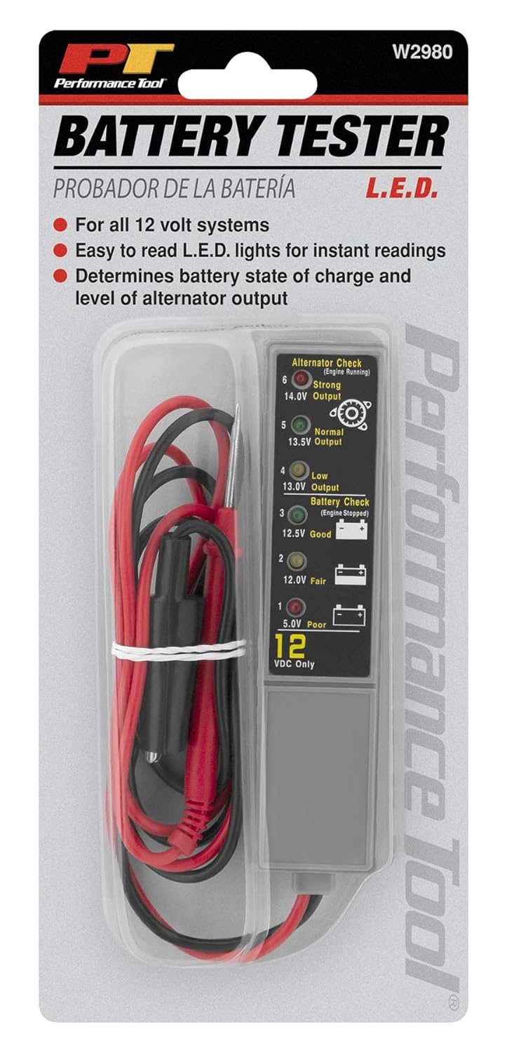 LED BATT TSTR
