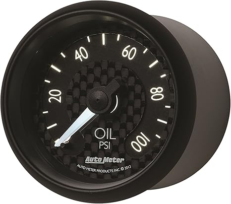 Auto Meter 8021 GT Series Mechanical Oil Pressure Gauge