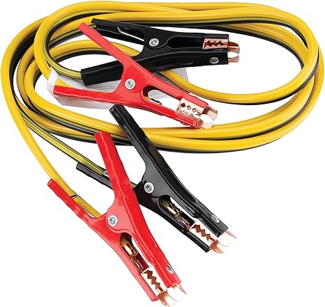 Performance Tool W1671 8GA x 12' (300 AMP) Jumper Cables - Heavy Duty Booster Cables with Copper-Clad Aluminum Wire for Cars, Trucks, and SUVs