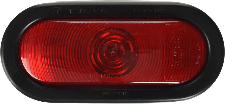 Peterson Manufacturing V421KR Red Oval Stop/Turn/Tail Light
