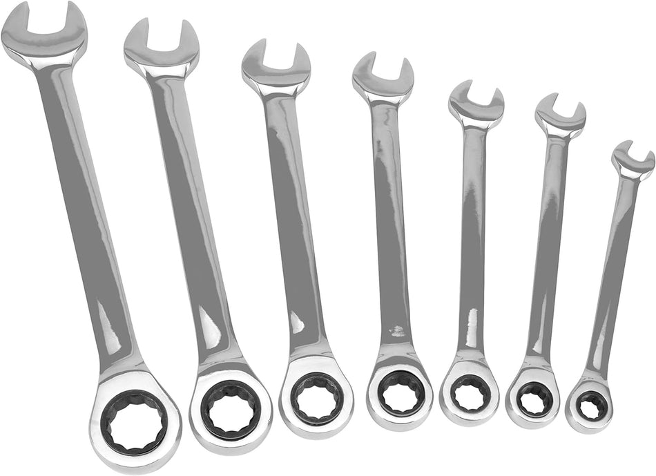 Performance Tool W1092 Metric Ratcheting Wrench Set, 7-Piece