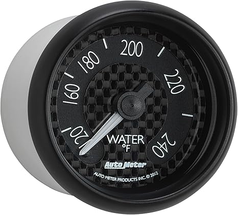 Auto Meter 8032 GT Series Mechanical Water Temperature Gauge