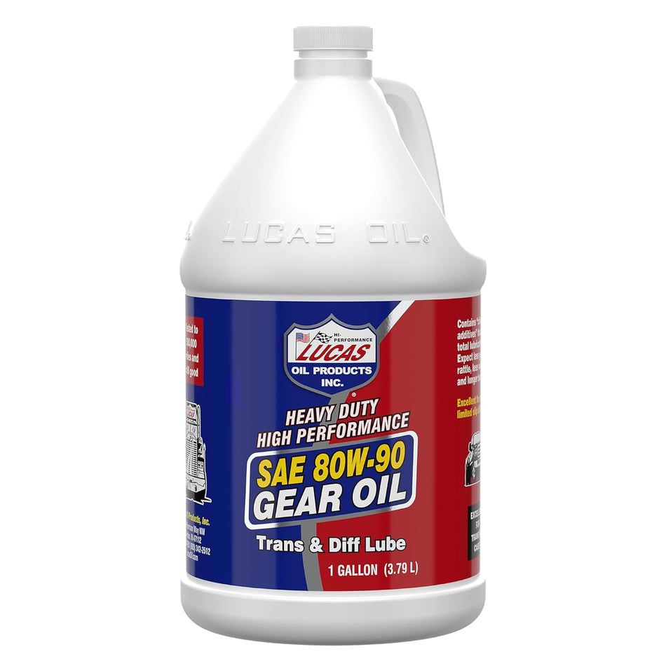 Lucas Oil LUC10046   SAE 80W-90 Heavy Duty Gear Oil - 1 Gallon