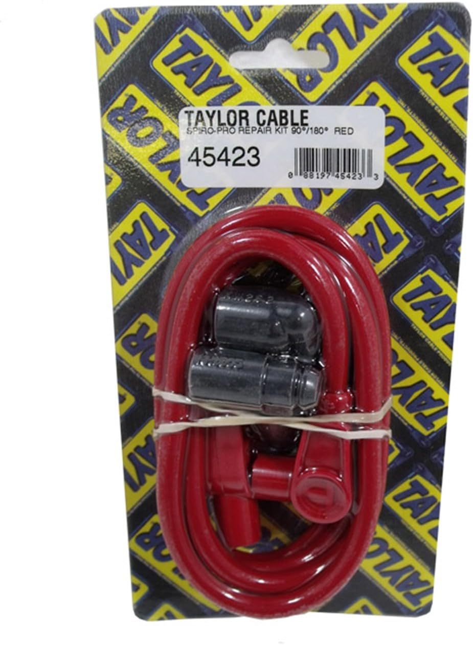 TAYLOR CABLE Spiro-Pro Spiro-Wound Core Spark Plug Repair Kit Red 8mm