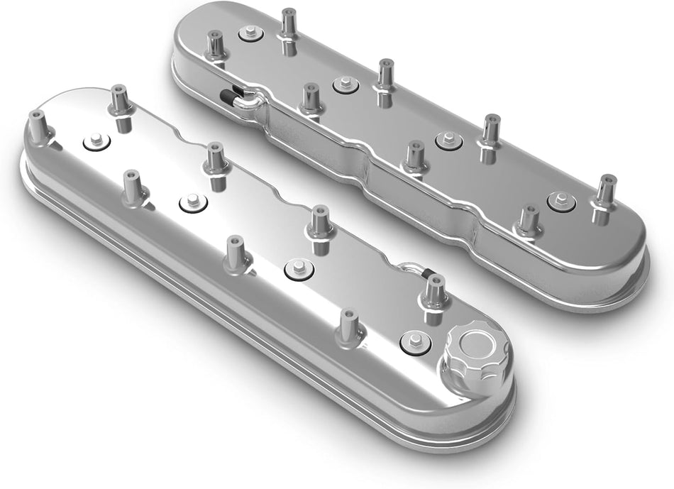 Holley Valve Cover, Tall Ls Polished Finish