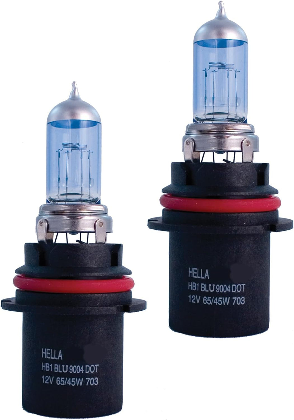 HELLA H83155212 HB1/9004 12V 65/45W High Performance Xenon Blue Halogen Bulb Set