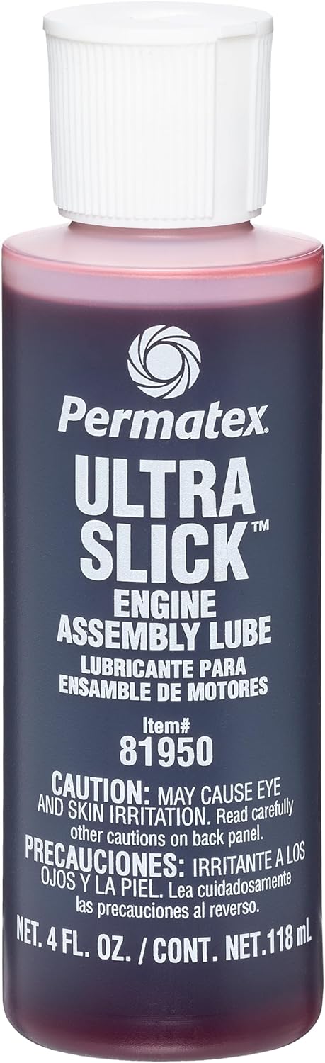 Permatex 81950 Ultra Slick Engine Assembly Lube, 4 oz., 4 Ounce