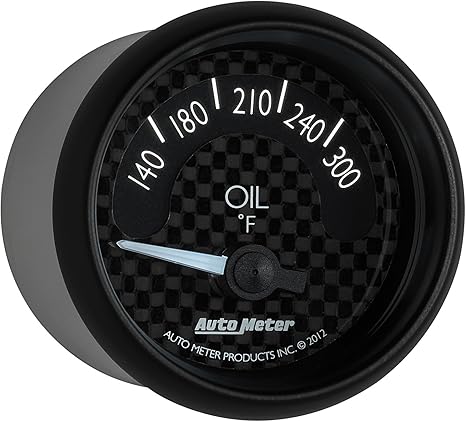 Auto Meter 8048 GT Series Electric Oil Pressure Gauge