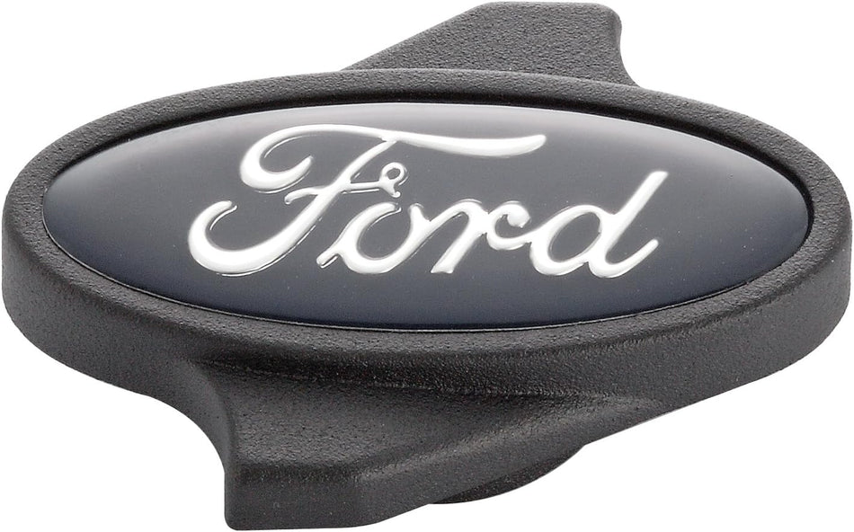 Proform 302-334 Black Crinkle Air Cleaner Wing Nut with Black Ford Oval Logo for 1/4-20" Thread