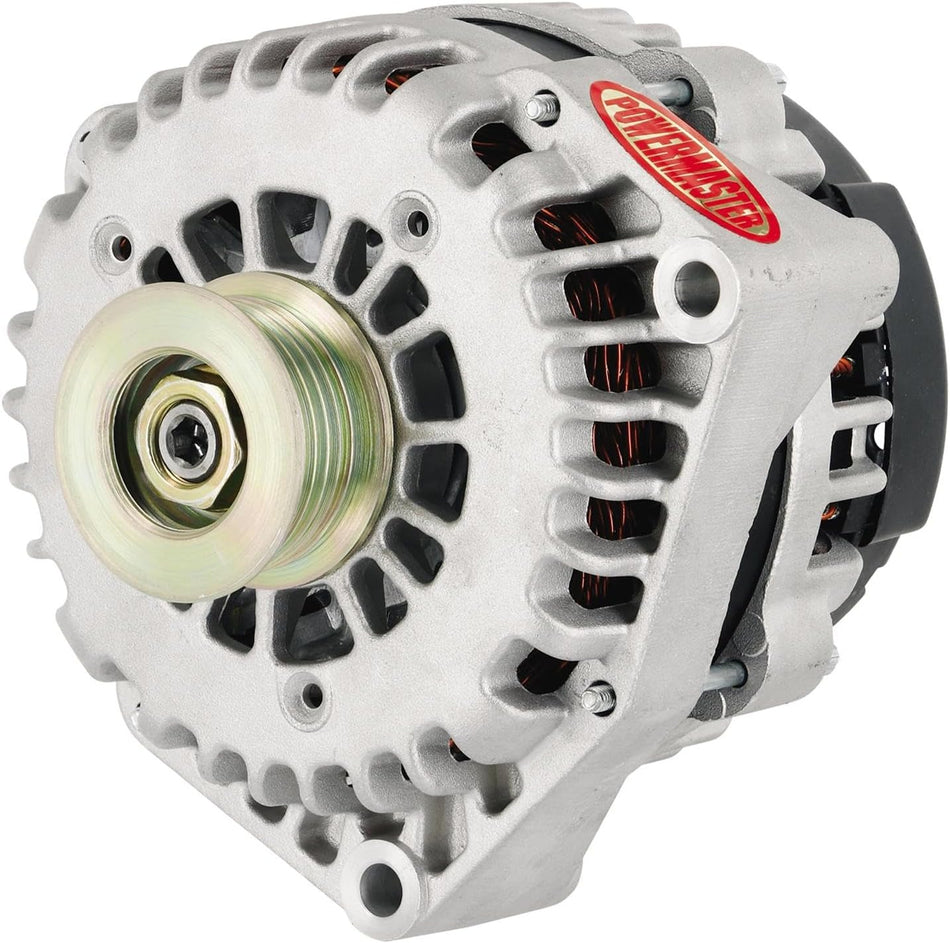 Powermaster 8302 Natural Alternator (AD244 165A 6 Groove Pulley with 2 pin OE Hookup PLFS)