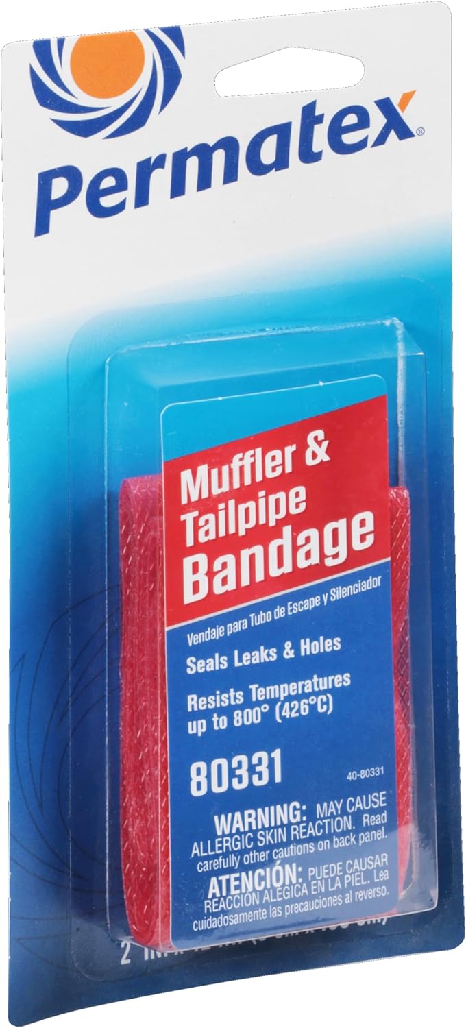 Permatex 80331 Muffler and Tailpipe Bandage, 84 sq. in., Single Unit