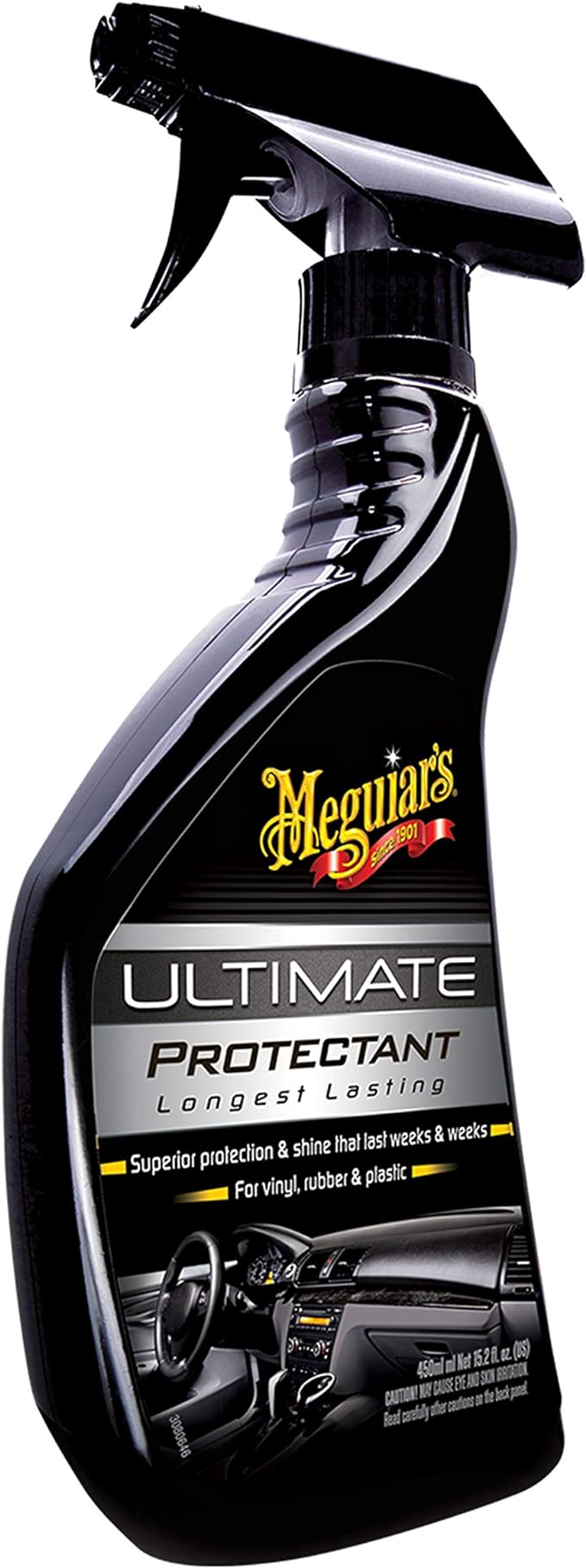 Meguiar's G14716 Ultimate Protectant, For Vinyl, Rubber and Plastic - 15.2 Oz Spray Bottle