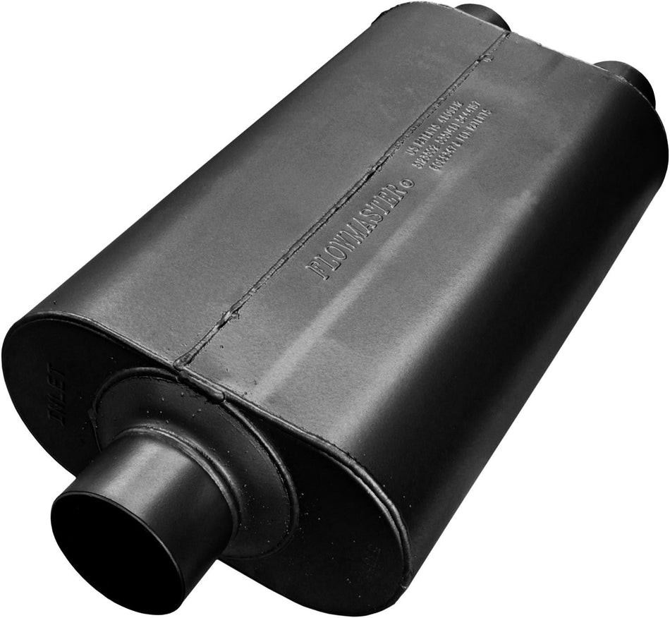 Flowmaster 530552 Super 50 Muffler - 3.00 Center IN / 2.50 Dual OUT - Moderate Sound