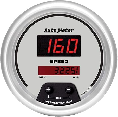 Auto Meter 6588 Ultra-Lite Digital 3-3/8" 160 mph Digital Electric Programmable Speedometer